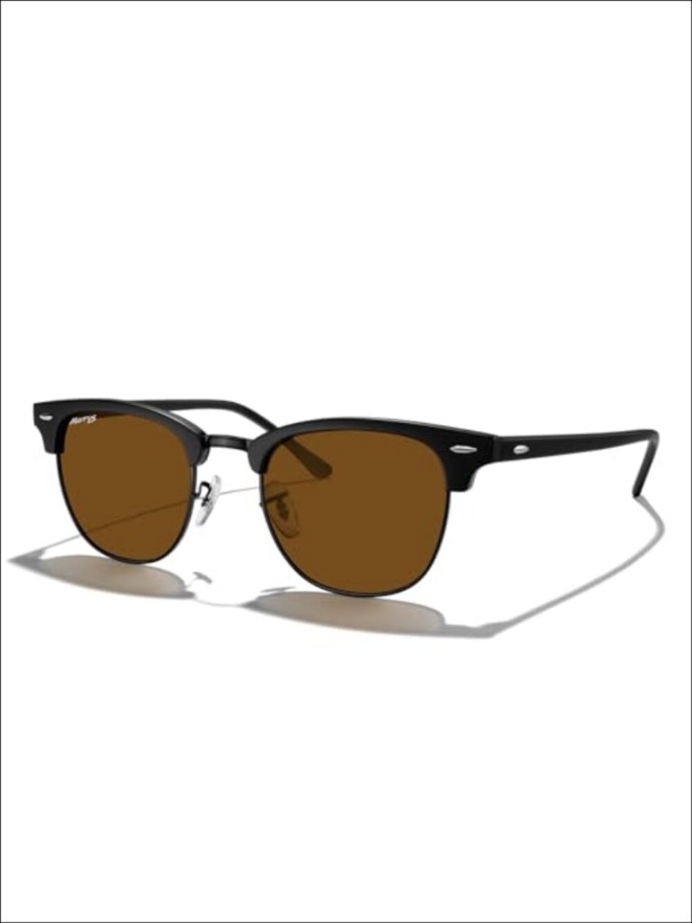 MERRY'S Square Semi-Rimmed Sunglasses Polarized UV400 Unisex Metal Frame